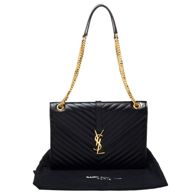 saint laurent monogram envelope shoulder bag