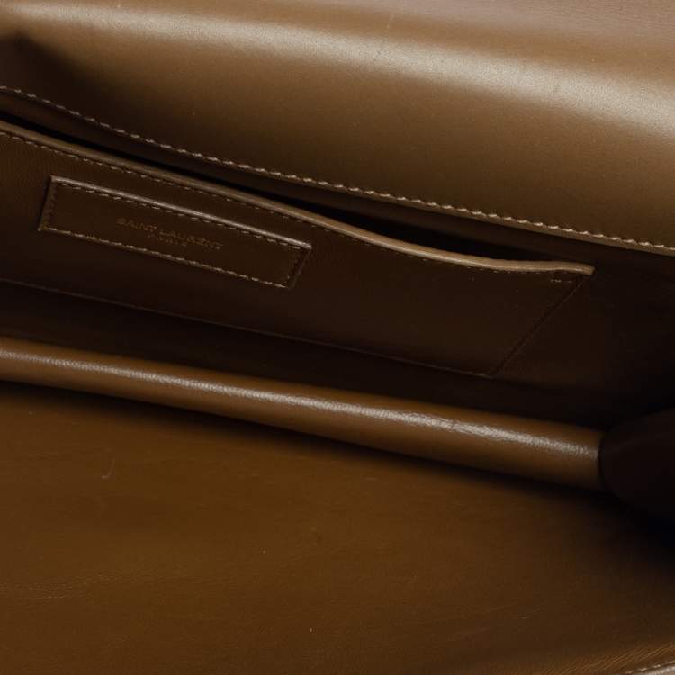 Pre Owned Saint Laurent Tan Suede and Leather Medium Betty Shoulder Bag