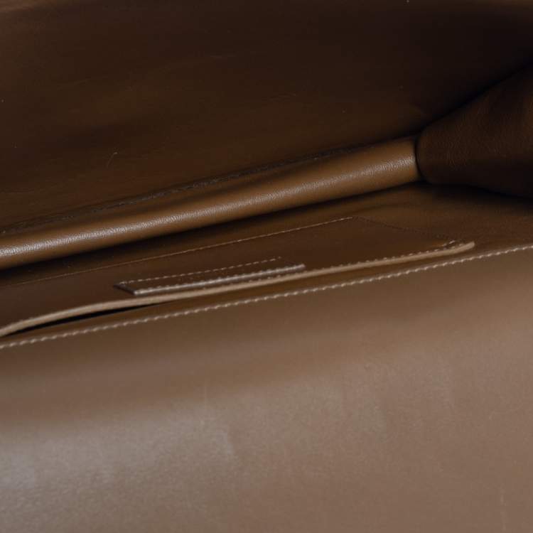 Pre Owned Saint Laurent Tan Suede and Leather Medium Betty Shoulder Bag