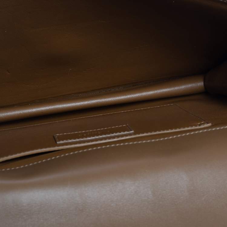 Pre Owned Saint Laurent Tan Suede and Leather Medium Betty Shoulder Bag