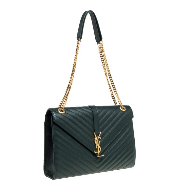 ysl chevron quilted bag