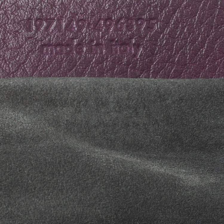 Pre Owned Yves Saint Laurent Tri Color Leather and Suede Muse Two Satchel