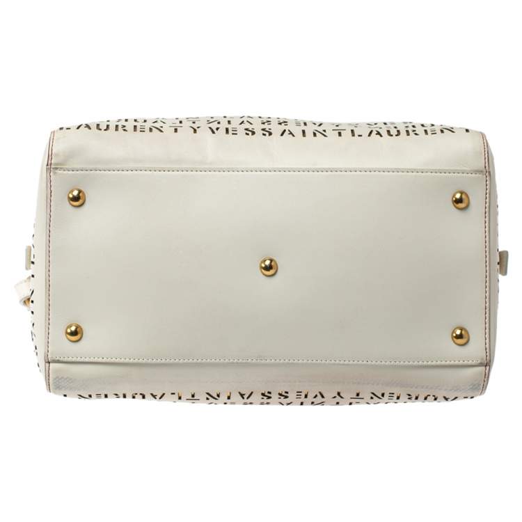 Pre Owned Saint Laurent Multicolor Leather Sac Flirty Boston Bag