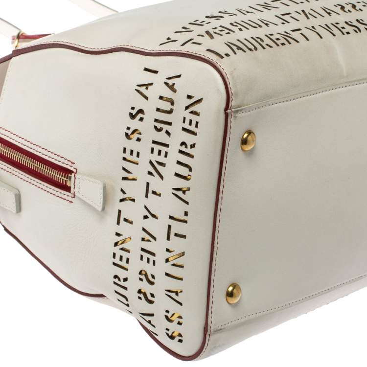 Pre Owned Saint Laurent Multicolor Leather Sac Flirty Boston Bag