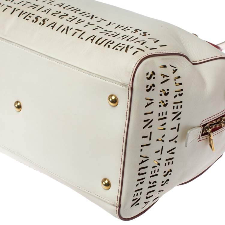 Pre Owned Saint Laurent Multicolor Leather Sac Flirty Boston Bag