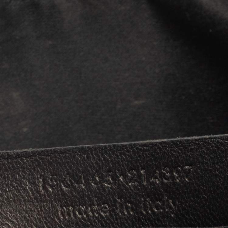 Pre Owned Yves Saint Laurent Black Leather Medium Muse Satchel