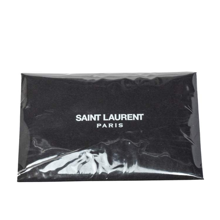 Pre Owned Saint Laurent Black Quilted Leather Lou Belt Bag