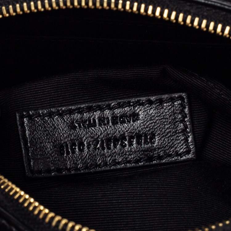 Pre Owned Saint Laurent Black Quilted Leather Lou Belt Bag