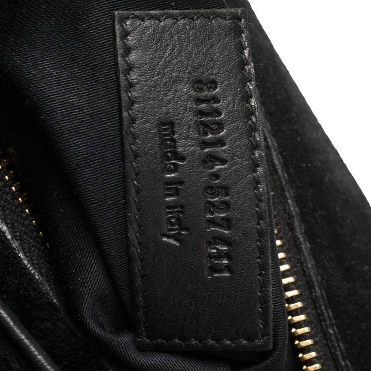Pre Owned Saint Laurent Black Leather Y-Ligne Flap Crossbody Bag