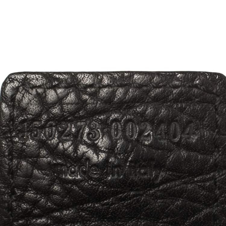 Pre Owned Saint Laurent Black Leather Small Vavin Messenger Bag