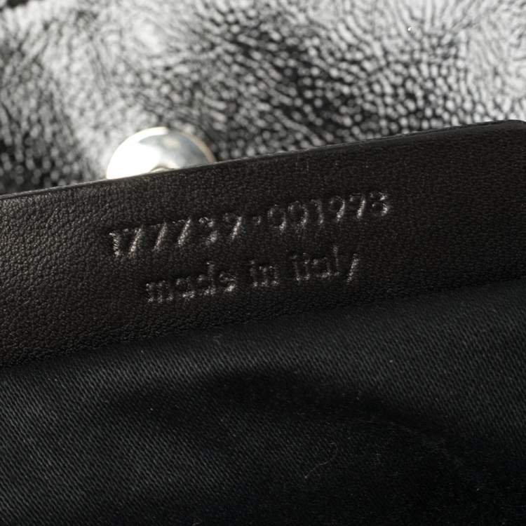 Pre Owned Yves Saint Laurent Black Patent Leather Small Metropolis Tribute Tote
