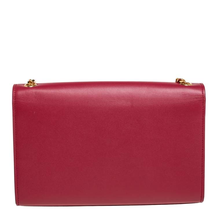 مملوكة مسبقًا Saint Laurent Red Leather Medium Kate Tassel Shoulder Bag