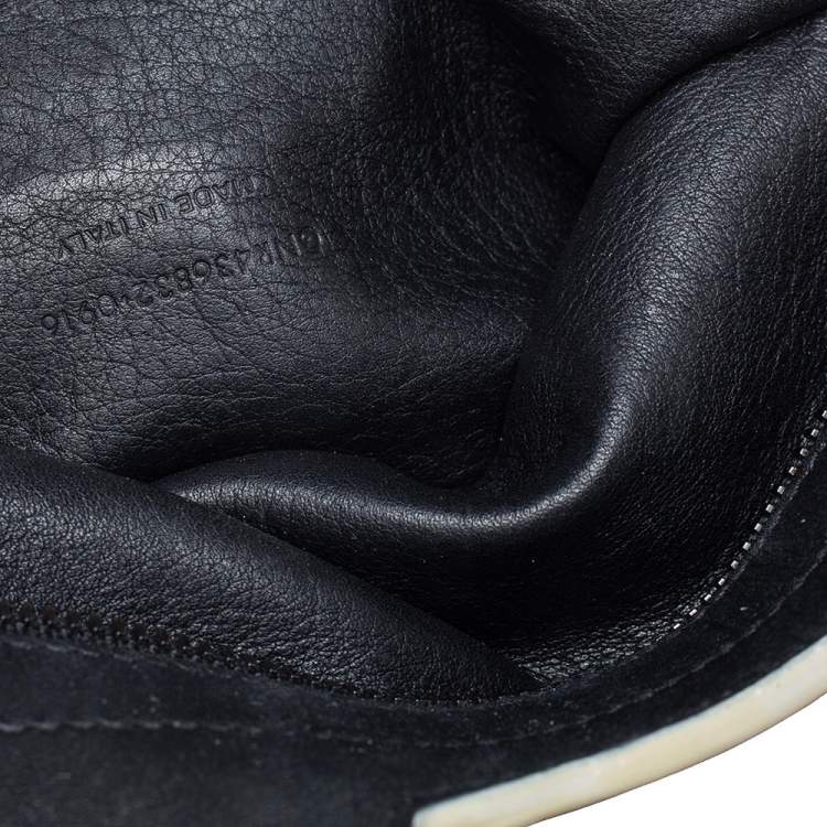Pre Owned Saint Laurent Black Leather Small Downtown Cabas Tote