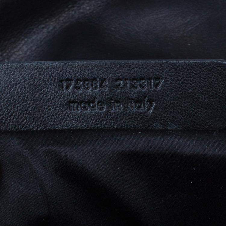 Pre Owned Yves Saint Laurent Grey Felt Downtown Luggage Tote