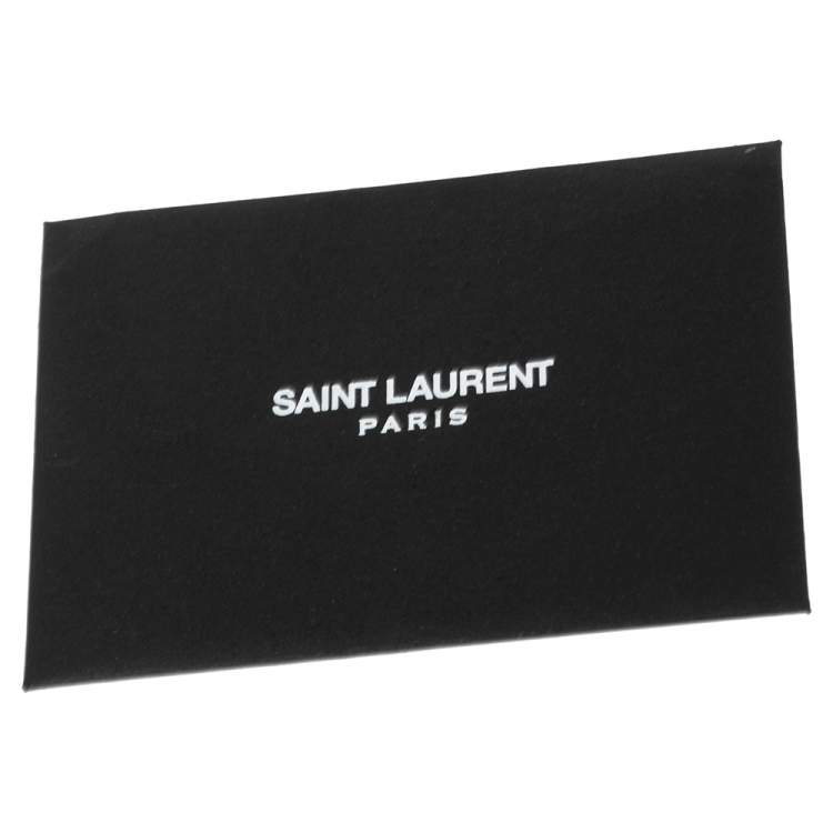 Pre Owned Saint Laurent Black Leather Duffel Bag
