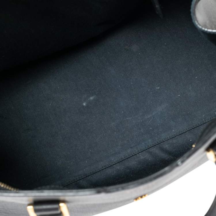 Pre Owned Saint Laurent Black Leather Large Y Cabas Chyc Tote