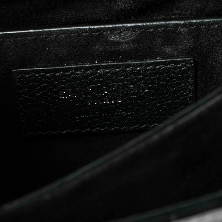 Pre Owned Saint Laurent Black Leather Medium Sunset Shoulder Bag