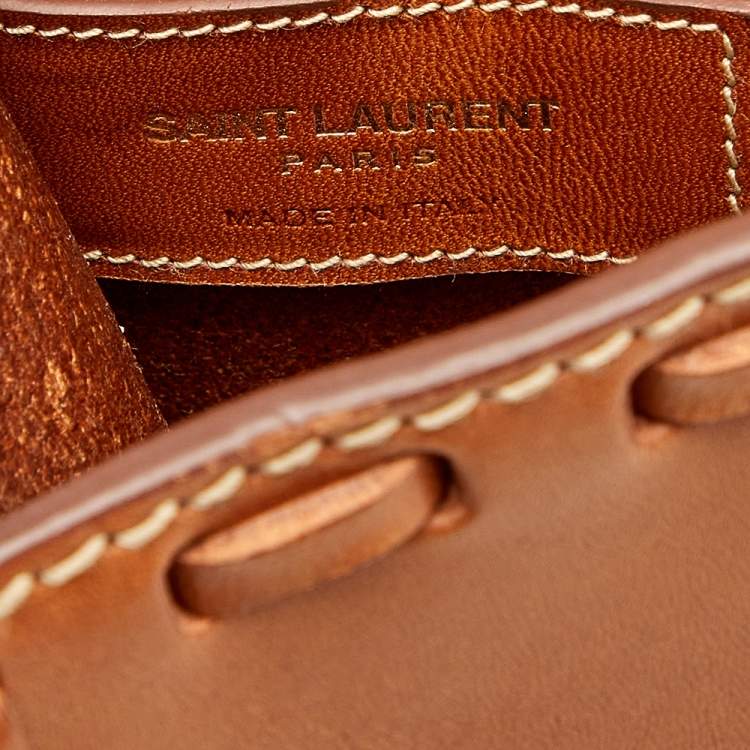 Pre Owned Saint Laurent Tan Leather Betty Shoulder Bag