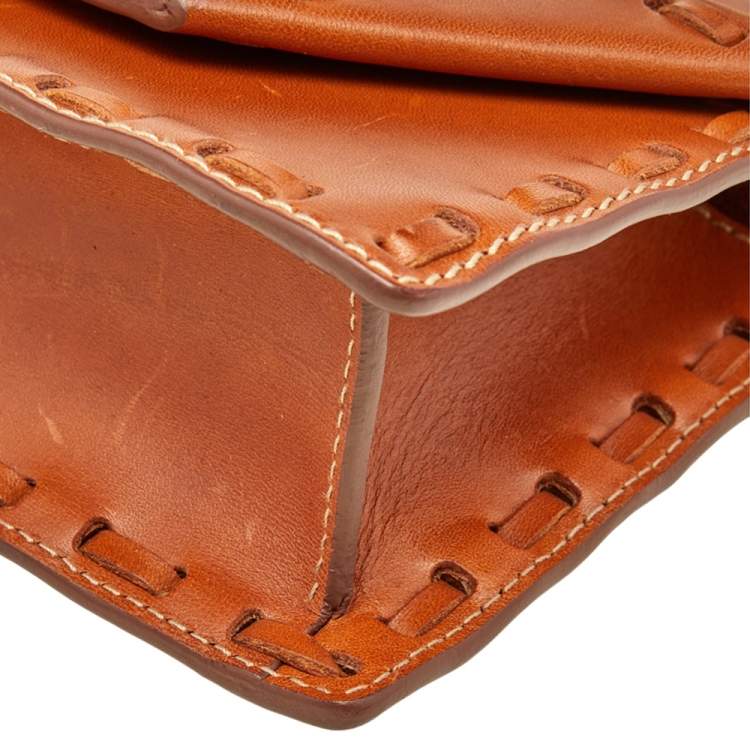 Pre Owned Saint Laurent Tan Leather Betty Shoulder Bag