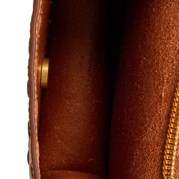 Pre Owned Saint Laurent Tan Leather Betty Shoulder Bag