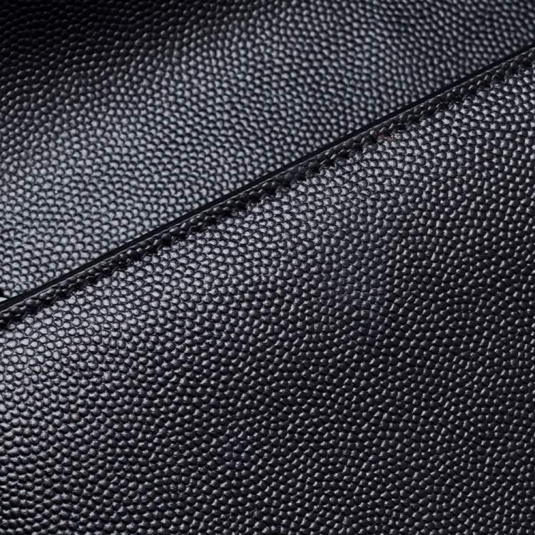 Pre Owned Saint Laurent Black Leather Medium Kate Shoulder Bag