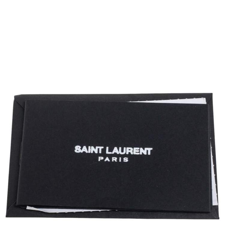 Pre Owned Saint Laurent Black Matelassé Leather Large College Top Handle Bag