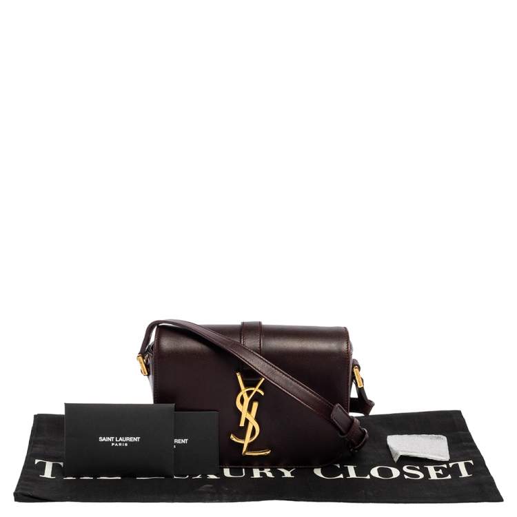 Pre Owned Saint Laurent Brown Leather Small Universite Shoulder Bag