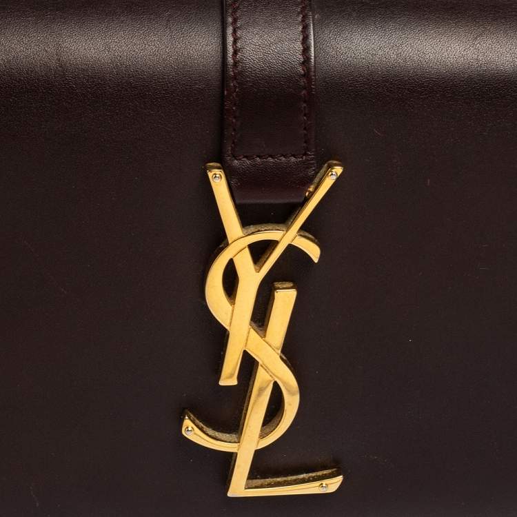 Pre Owned Saint Laurent Brown Leather Small Universite Shoulder Bag