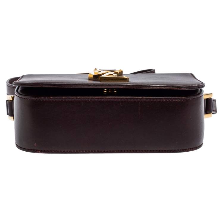 Pre Owned Saint Laurent Brown Leather Small Universite Shoulder Bag