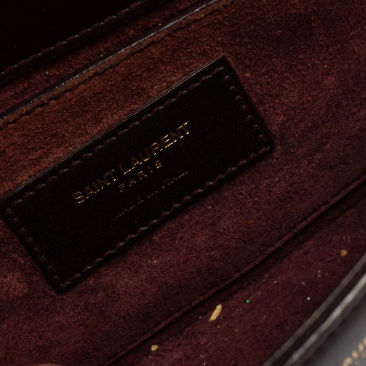 Pre Owned Saint Laurent Brown Leather Small Universite Shoulder Bag