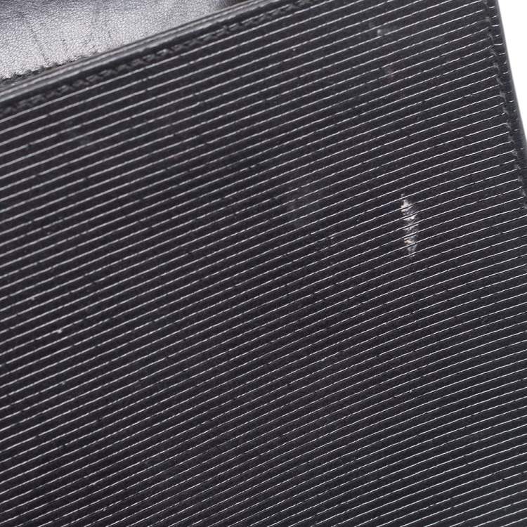 Pre Owned Saint Laurent Paris Black Suede Kate Tassel Bag