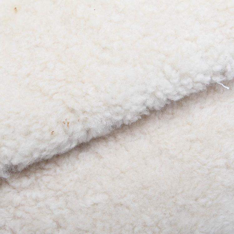 Pre Owned Saint Laurent Paris Creme Shearling LouLou Toy Bag