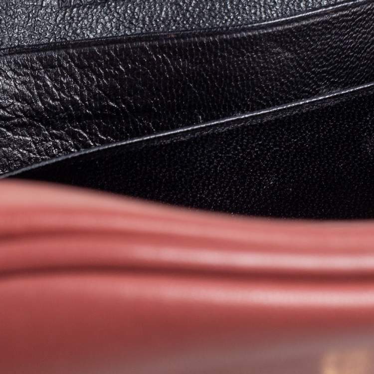 Pre Owned Saint Laurent Pale Pink Leather Mini Blogger Crossbody Bag