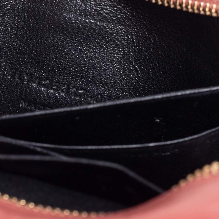 Pre Owned Saint Laurent Pale Pink Leather Mini Blogger Crossbody Bag