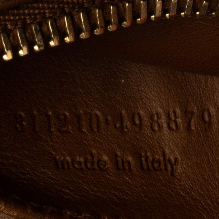 Pre Owned Saint Laurent Brown Leather Small Cabas Y-Ligne Tote