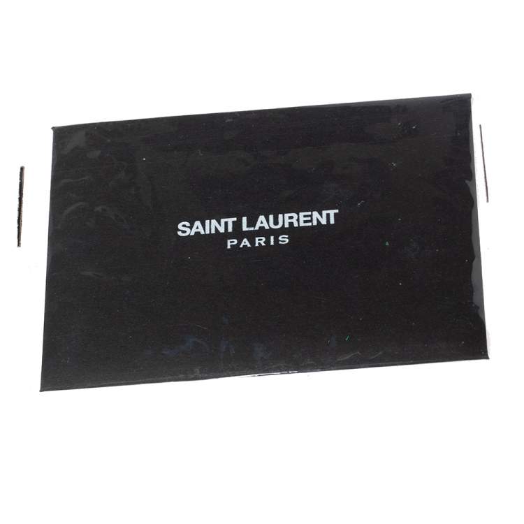 Pre Owned Saint Laurent Green Leather Medium Betty Shoulder Bag