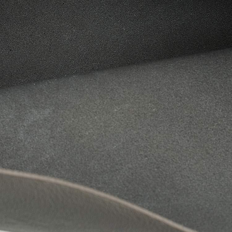 Pre Owned Saint Laurent Grey Leather Shopper Tote