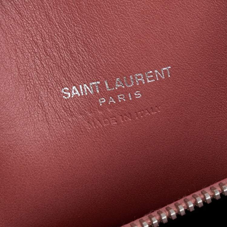Pre Owned Saint Laurent Brick Red Leather Baby Classic Sac De Jour Tote