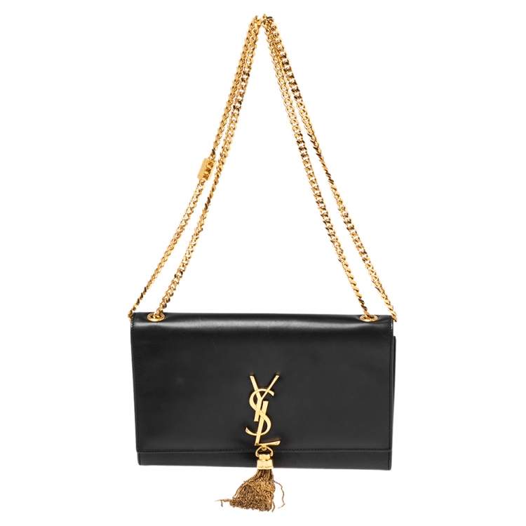 ysl triangle black bag