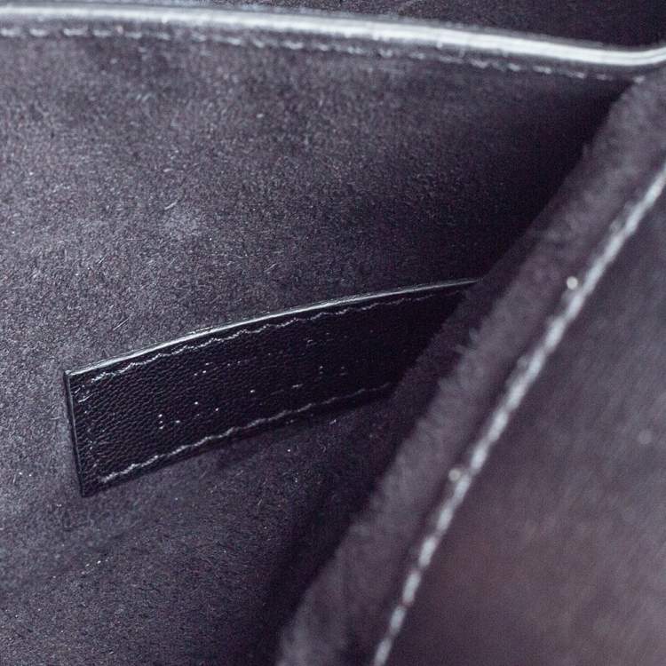 Pre Owned Saint Laurent Black Leather Large Sunset Shoulder Bag