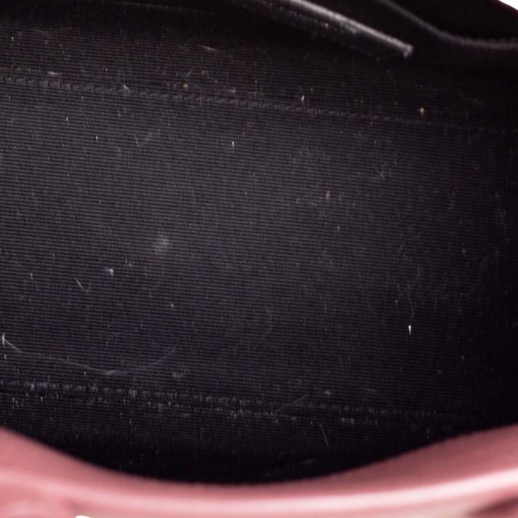 Pre Owned Saint Laurent Rose Pink Leather Nano Classic Sac De Jour Tote