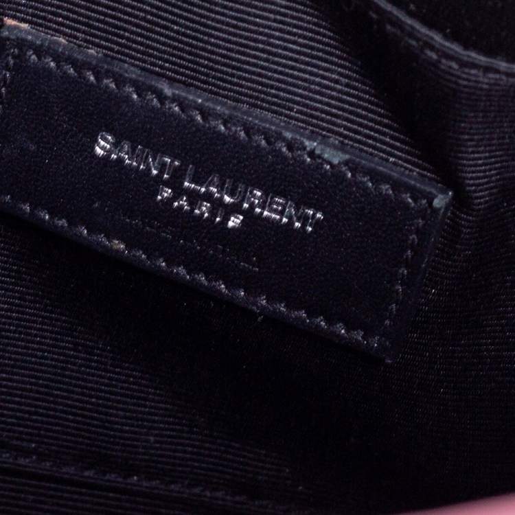 Pre Owned Saint Laurent Rose Pink Leather Nano Classic Sac De Jour Tote