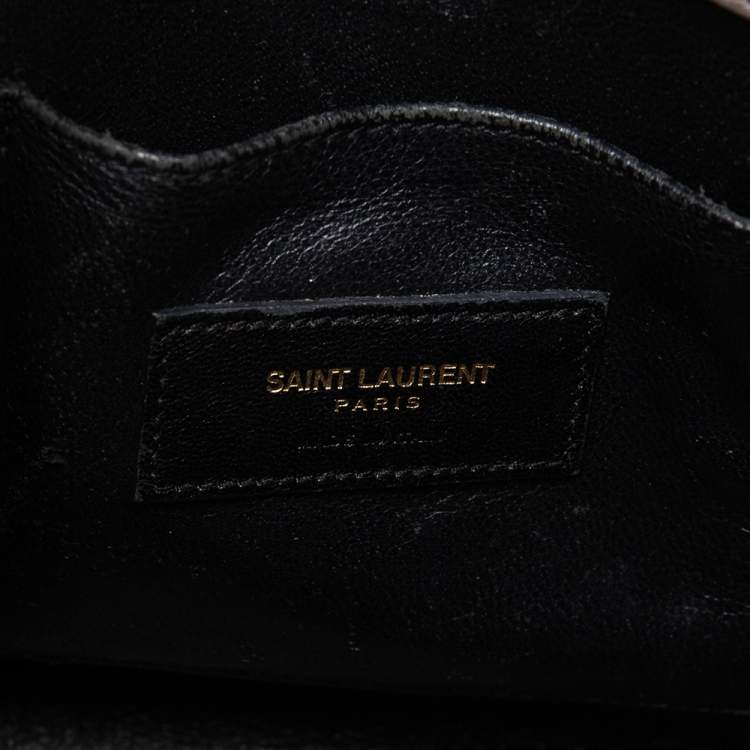Pre Owned Saint Laurent Grey Leather Baby Classic Sac De Jour Tote