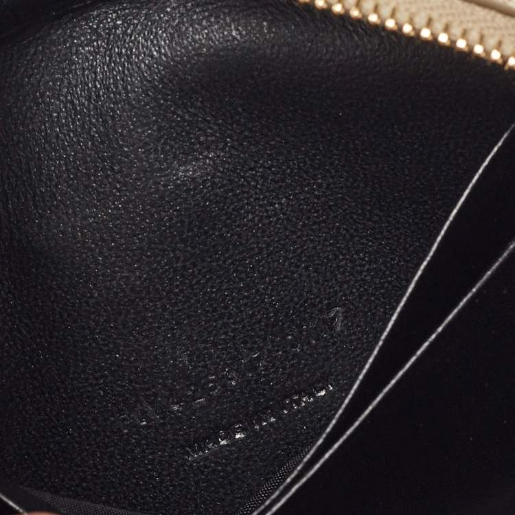 Pre Owned Saint Laurent Metallic Gold Leather Blogger Crossbody Bag