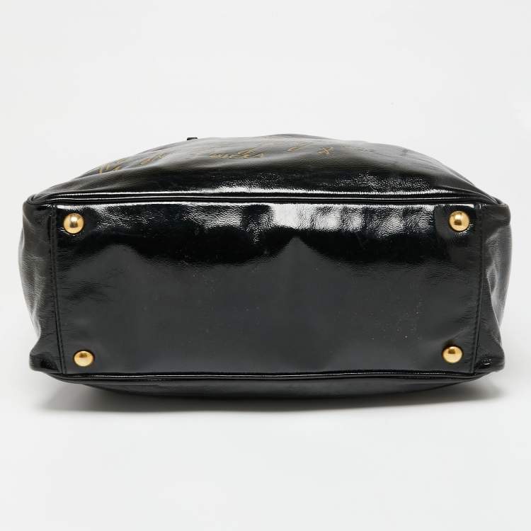 Pre Owned Yves Saint Laurent Black Leather Tote