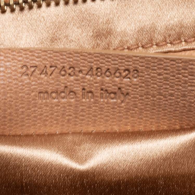 Pre Owned Yves Saint Laurent Nude Beige Leather Medium Cabas Chyc Tote