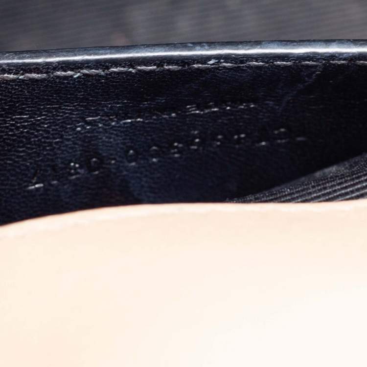 Pre Owned Saint Laurent Beige Monogram Leather Kate Shoulder Bag