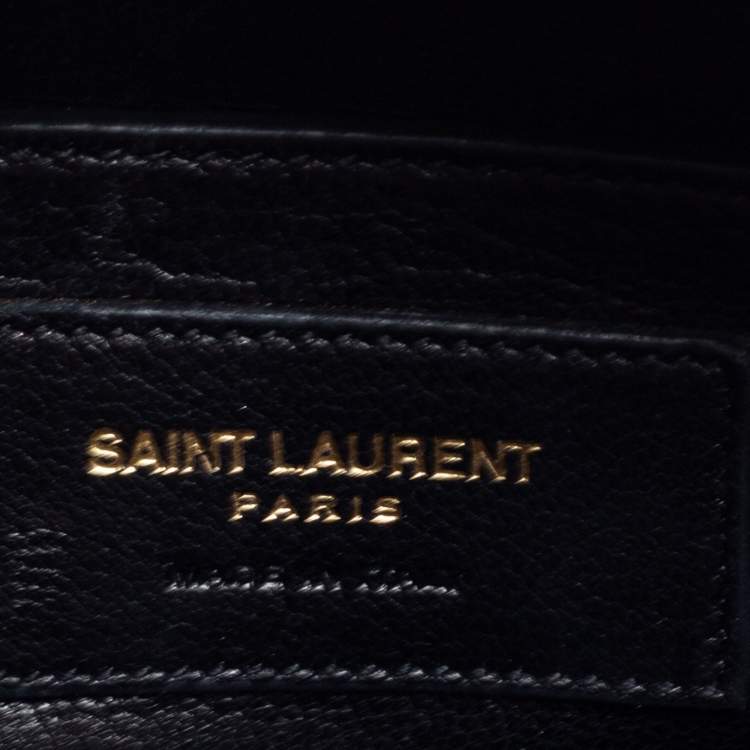 Pre Owned Saint Laurent Nude Pink Leather Classic Monogram Camera Bag