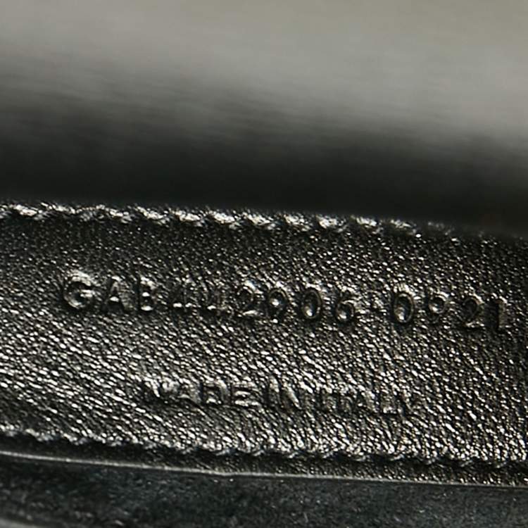 Pre Owned Saint Laurent Black Leather Medium Sunset Shoulder Bag