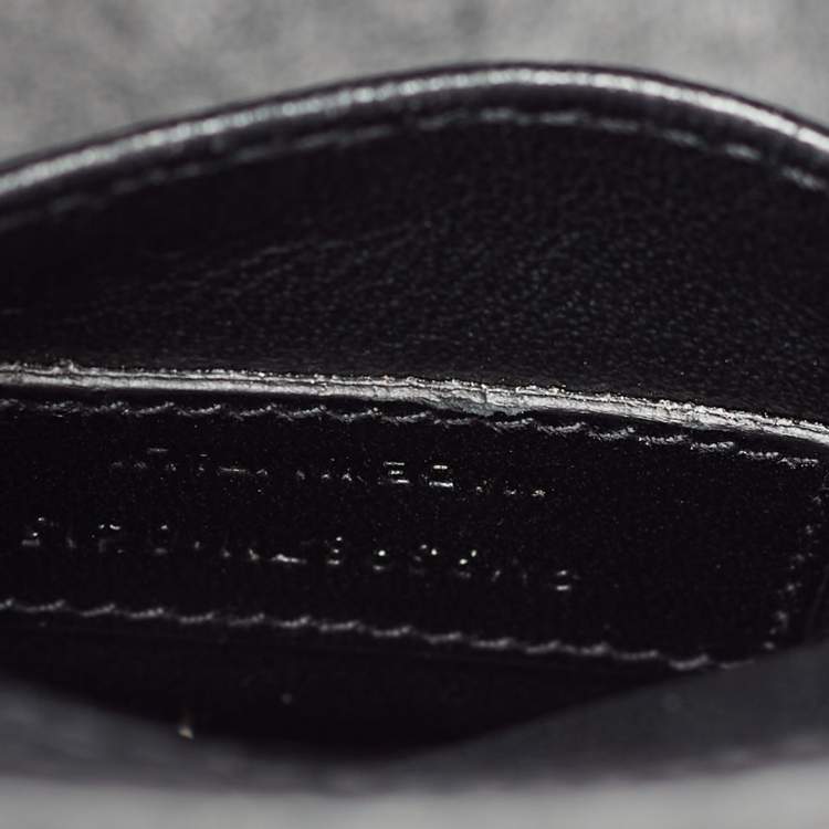Pre Owned Saint Laurent Black Croc Embossed Leather Nano Classic Sac De Jour Tote